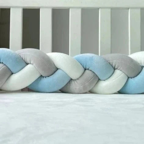 TRESSE DE LIT BÉBÉ | GRIS BLEU
