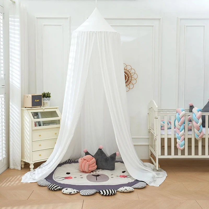 ciel de lit bebe variante blanc