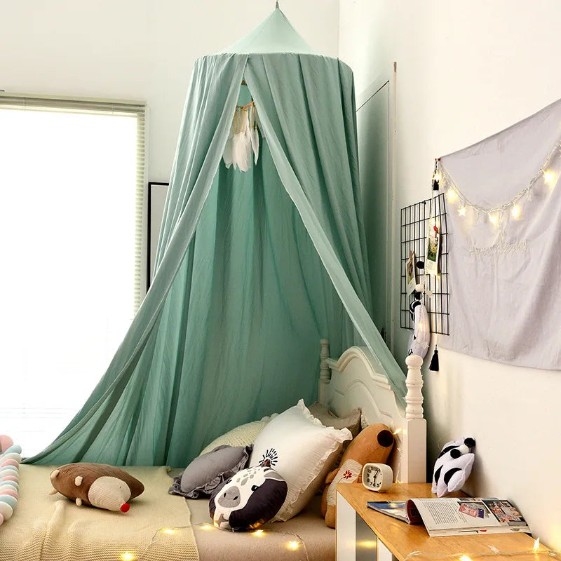 ciel de lit pour bebe variante vert