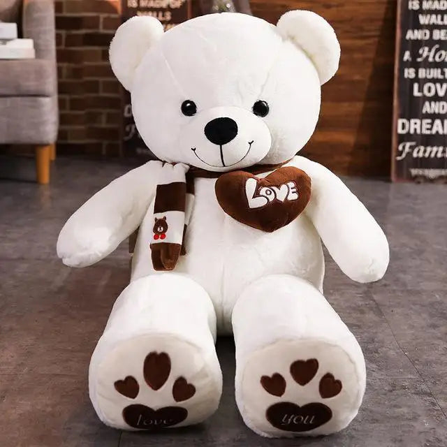 doudou ours variante blanc