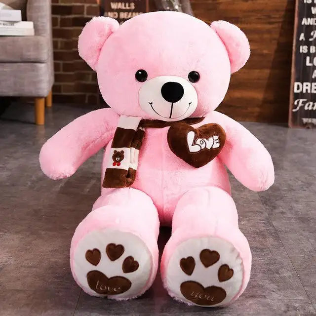 doudou ours variante rose