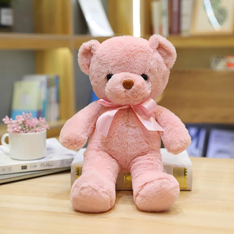 variante de l'ours en peluche de couleur rose