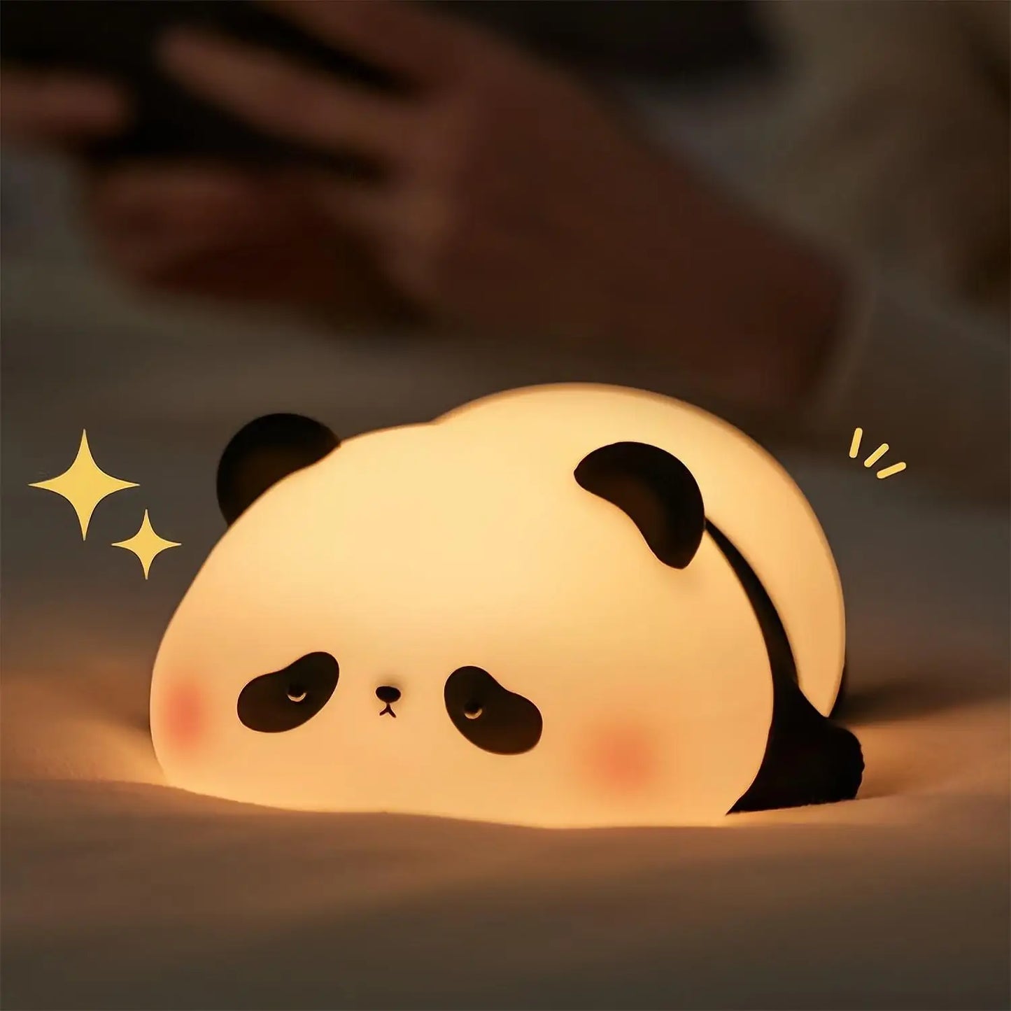 La variante panda de la veilleuse bebe est présentée