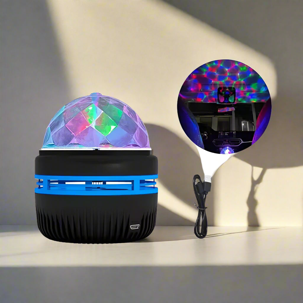 veilleuse bébé projection plafond variante cristal claire