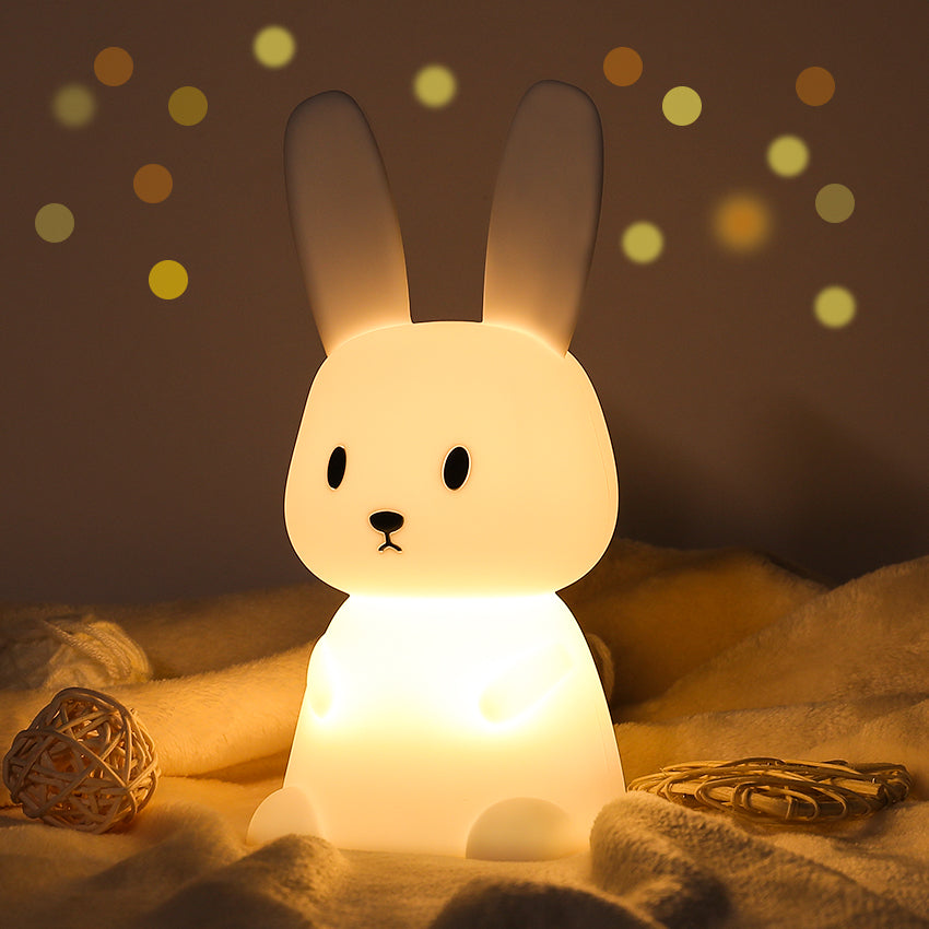 variante de la veilleuse lapin Lapinou lumière jaune