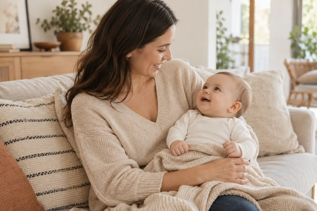  couverture bebe maman eveille