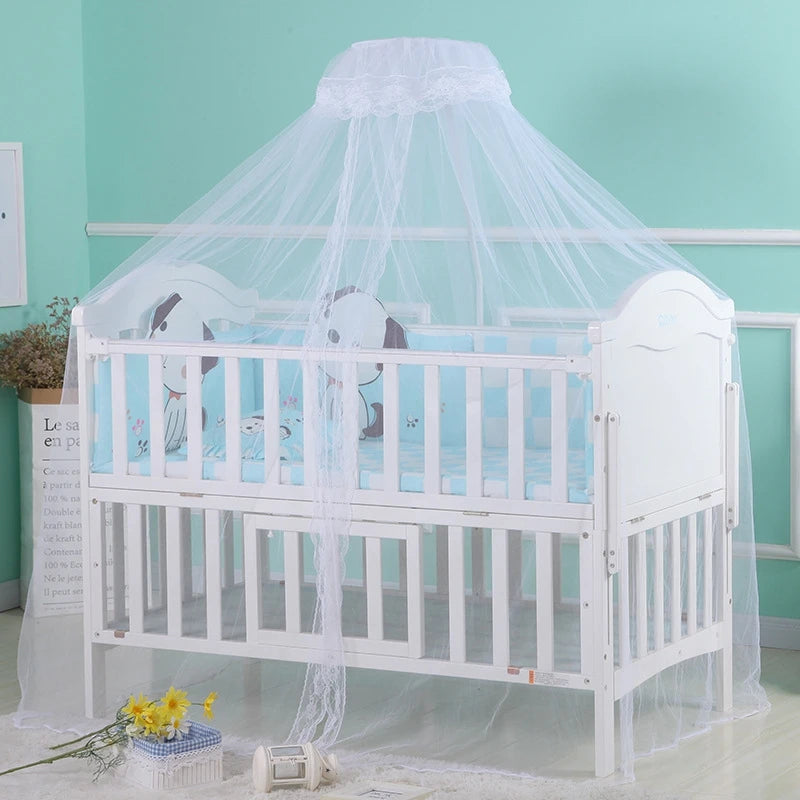 ciel de lit antimoustique voile blanc