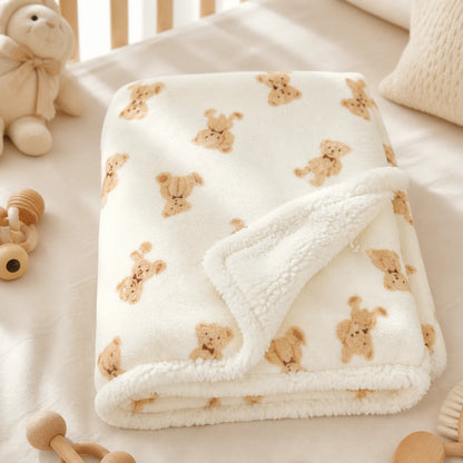 Couverture bébé hiver et mi-saison Cocon – 75 × 100 cm