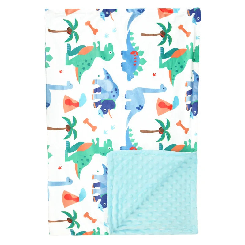 couverture bébé variante dinosaure