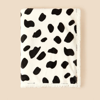 couverture-en-polaire-bebe-blanche-avec-motif-vache