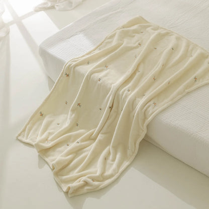couverture bébé variante olives