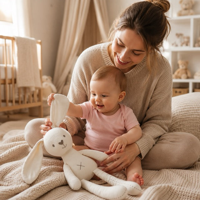 doudou-lapin-blanc-bebe-et-maman-qui-joue