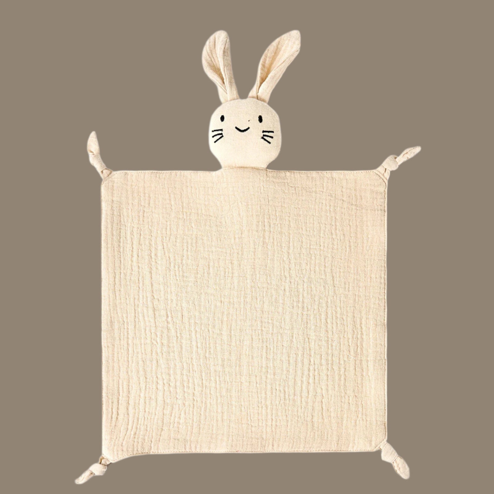 doudou lapin variante neige