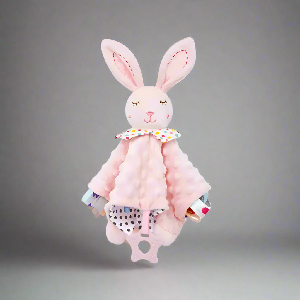 doudou personnalisé variante lapin rose