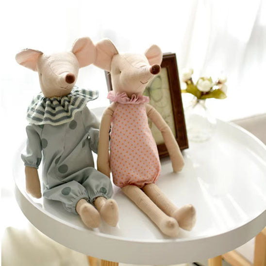 doudou souris un couple très jolie de petites souris