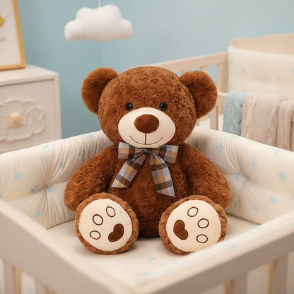 la variante marron de l'ours en peluche taille 35 cm