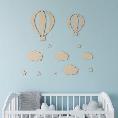 Stickers muraux decoratif cosy dans la chambre de bébé