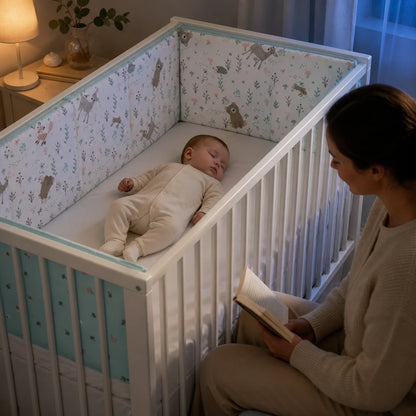 Tour de lit bébé | CoconVers – Coton doux et motifs animaux