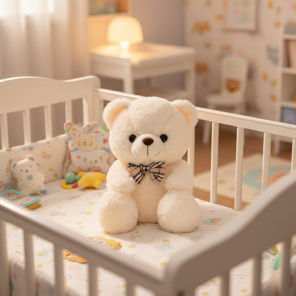 la variante beige de l'ours en peluche