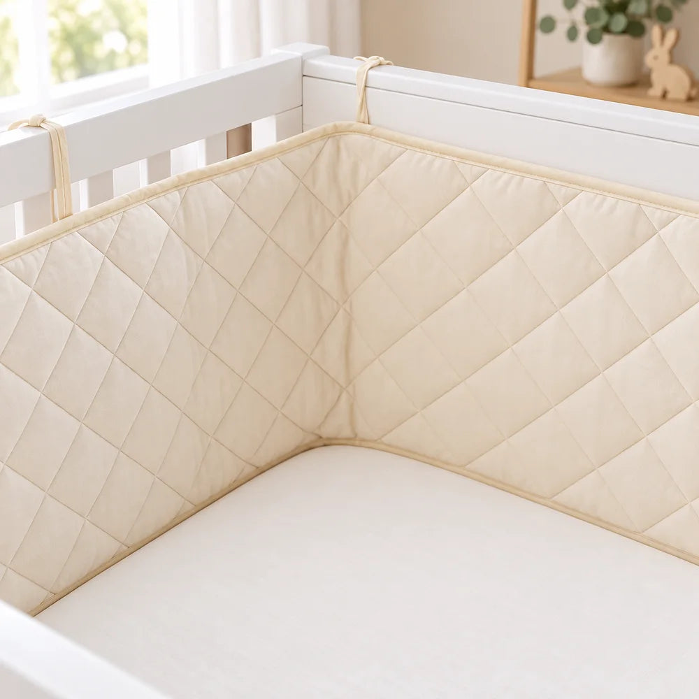 Tour de lit complet bébé matelassé 360 cm – Douceur