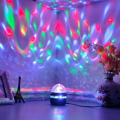 veilleuse bébé projection plafond avec vase de fleurs