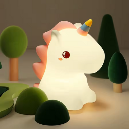 VEILLEUSE ENFANT | MAYA : LICORNE MAGIQUE EN SILICONE DOUX